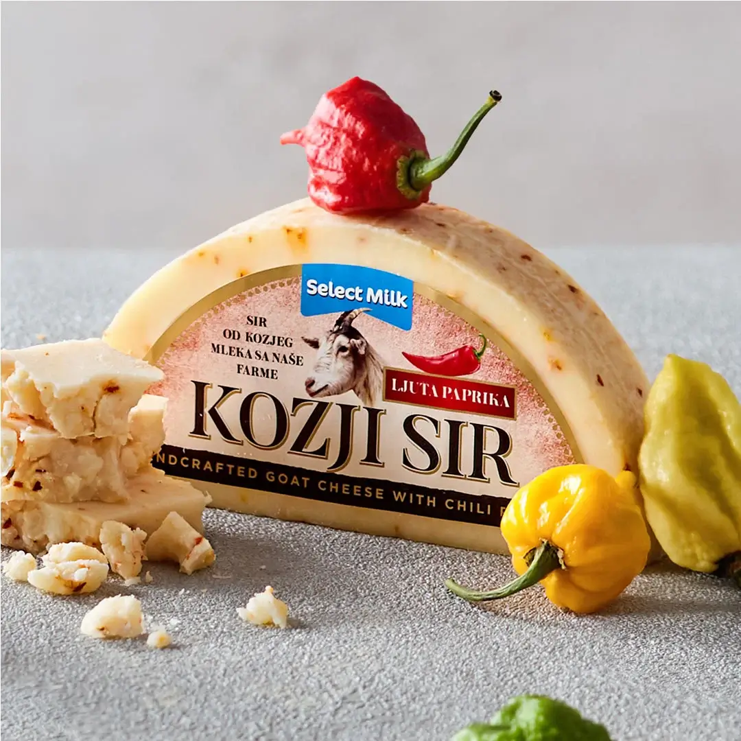 Kozji sir sa ljutom paprikom